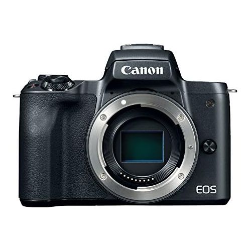 캐논 Canon EOS M50 Mirrorless Digital 4K Vlogging Camera with Dual Pixel CMOS Autofocus, DIGIC 8 Image Processor, Built-in Wi-Fi, NFC and Bluetooth technology, Body, Black