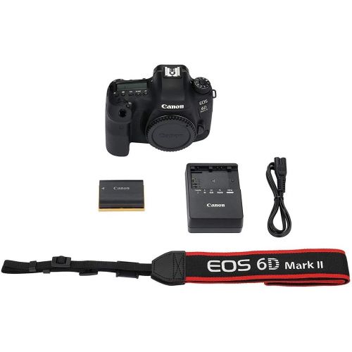 캐논 Canon EOS 6D Mark II Wi-Fi Digital SLR Camera Body with BG-E21 Battery Grip