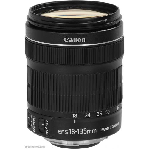 캐논 Canon 18-135mm f/5.6-38 for Canon EF-S Cameras Standard-Zoom Lens Fixed Zoom White Box (Bulk Packaging)