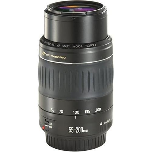 캐논 Canon EF 55-200mm f/4.5-5.6 II USM Telephoto Lens for Canon EOS SLR Cameras