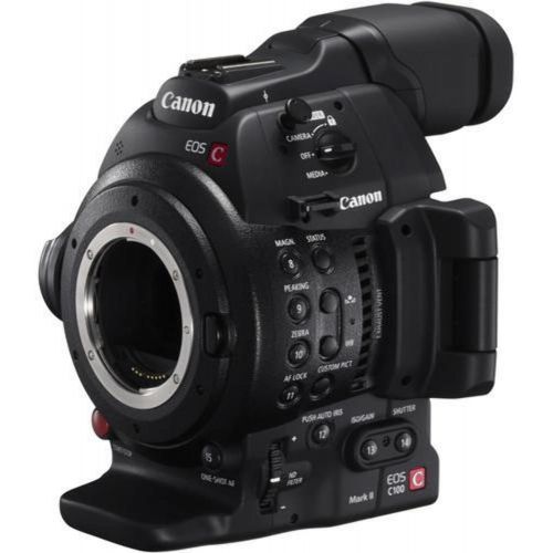 캐논 Canon EOS C100 Mark II Cinema EOS Camera with Dual Pixel CMOS AF (Body Only) (International Model) No Warranty