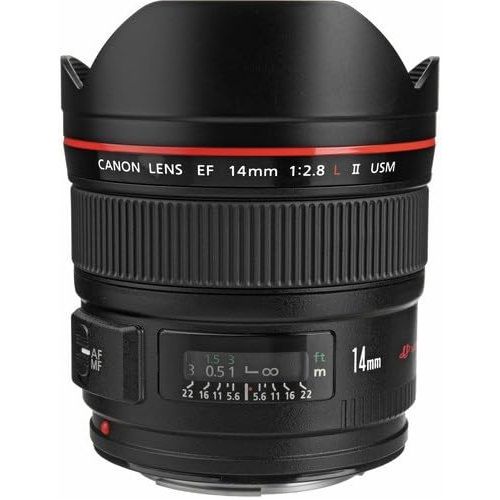 캐논 Canon EF 14mm F/2.8L Ii USM Lens for Canon 6D, 5D Mark IV, 5D Mark III, 5D Mark II, 6D Mark II, 5Dsr, 5Ds, 1Dx, 1Dx Mark II + Accessories (International Model)