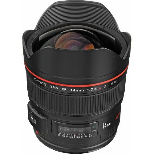 캐논 Canon EF 14mm F/2.8L Ii USM Lens for Canon 6D, 5D Mark IV, 5D Mark III, 5D Mark II, 6D Mark II, 5Dsr, 5Ds, 1Dx, 1Dx Mark II + Accessories (International Model)