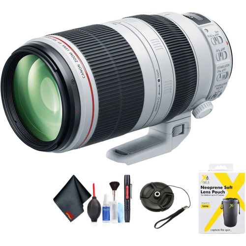 캐논 Canon EF 100-400mm f/4.5-5.6L is II USM Lens for Canon EF Mount + Accessories (International Model)