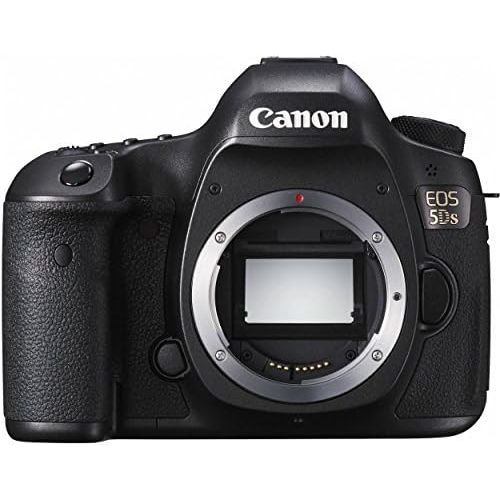 캐논 Canon EOS 5DS DSLR Camera (Body Only) International Version Starter Kit + 64GB Memory Card + Battery + Canon Neck Strap Bundle