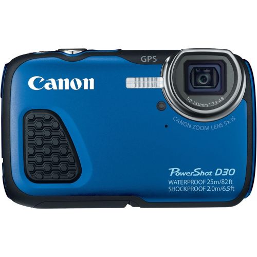 캐논 Canon PowerShot D30 Waterproof Digital Camera, Blue