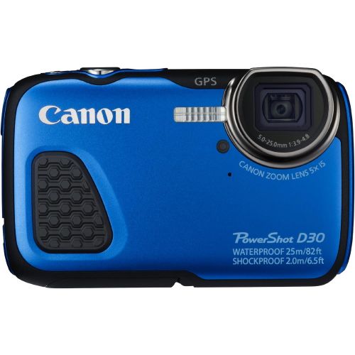 캐논 Canon PowerShot D30 Waterproof Digital Camera, Blue