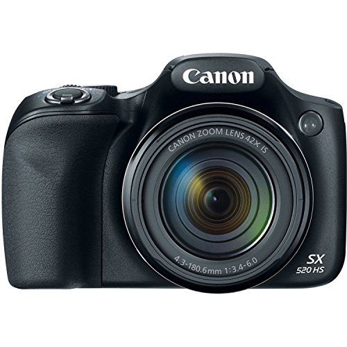 캐논 Canon PowerShot SX520 16Digital Camera with 42x Optical Image Stabilized Zoom with 3-Inch LCD (Black)