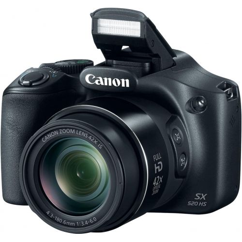 캐논 Canon PowerShot SX520 16Digital Camera with 42x Optical Image Stabilized Zoom with 3-Inch LCD (Black)