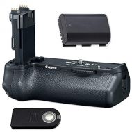 Canon BG-E21 Battery Grip for EOS 6D Mark II with Replaceable LP-E6 Battery and Wireless Shutter Release Remote