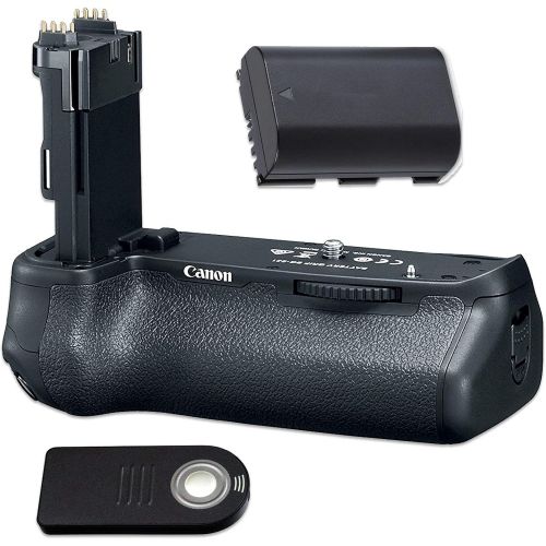 캐논 Canon BG-E21 Battery Grip for EOS 6D Mark II with Replaceable LP-E6 Battery and Wireless Shutter Release Remote