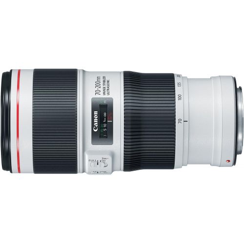 캐논 Canon EF 70-200mm f/4L IS II USM Lens for Canon Digital SLR Cameras, White - 2309C002