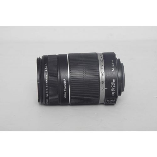 캐논 Canon EF-S 55-250mm f/4-5.6 is II Telephoto Zoom Lens for Canon EOS DSLR Cameras (White Box)