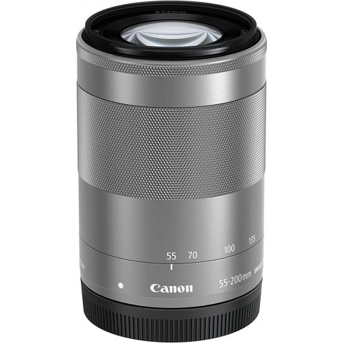 캐논 Canon EF-M 55-200mm f/4.5-6.3 Image Stabilization STM Zoom Lens (Silver)