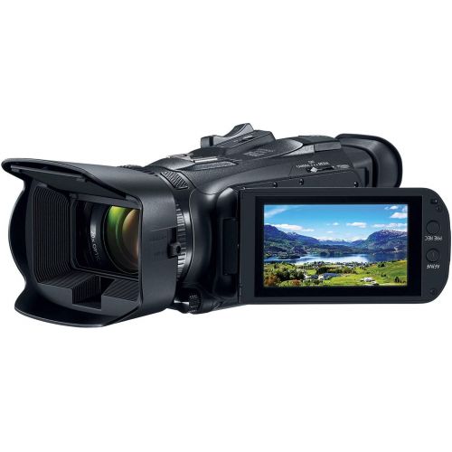 캐논 Canon Vixia HF G50 Ultra HD UHD 4K Camcorder (Black) (3667C002) Essential Bundle - Includes - Memory Card Wallet + Deluxe Camera Cleaning Kit + Dust Blower + Microfiber Cleaning Cl
