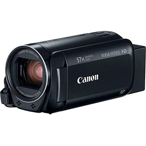 캐논 Canon VIXIA HF R800 Full HD Camcorder with 57x Advanced Zoom, 1080P Video and 3 Touchscreen - Black (US Model)