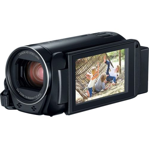 캐논 Canon VIXIA HF R800 Full HD Camcorder with 57x Advanced Zoom, 1080P Video and 3 Touchscreen - Black (US Model)