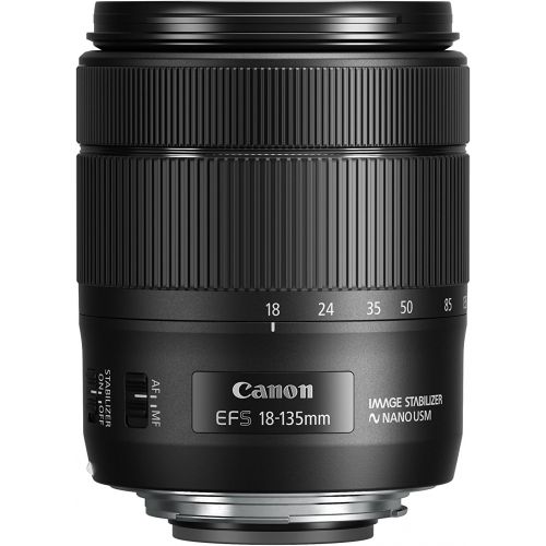 캐논 Canon EF-S 18-135mm f/3.5-5.6 Image Stabilization USM Lens (Black)