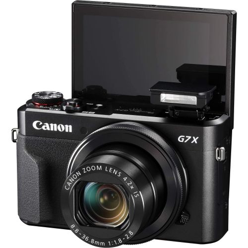 캐논 Canon PowerShot G7 X Mark II Digital Camera 1066C001 (International Model) Bundle with 8GB SDHC Class 10 Memory Card + More