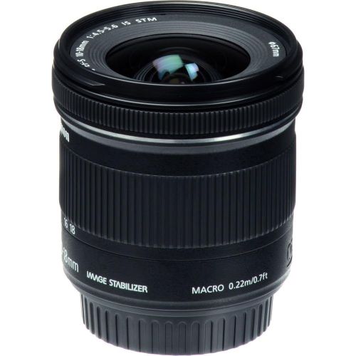 캐논 Canon EF-S 10-18mm f/4.5-5.6 IS STM Lens + Deluxe Accessory Bundle