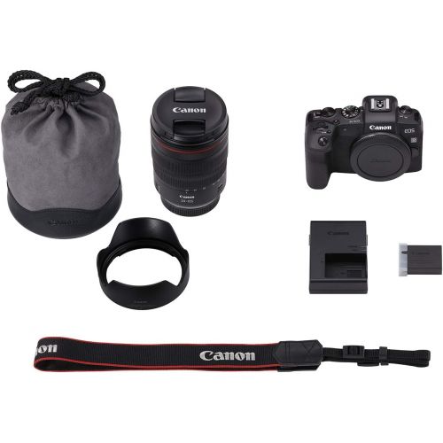 캐논 Canon EOS RP Mirrorless Camera with RF 24-105mm F/4L IS USM Lens, Black - 3380C012