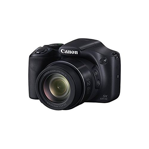 캐논 Canon PowerShot SX530 Digital Camera w/ 50X Optical Zoom - Wi-Fi & NFC Enabled (Black)