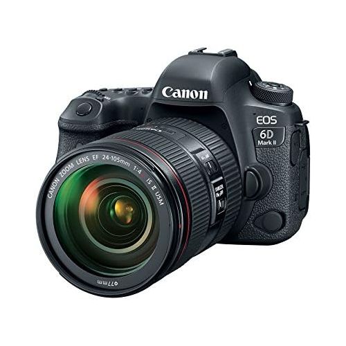 캐논 Canon EOS 6D Mark II DSLR Camera with EF 24-105mm USM Lens - WiFi Enabled