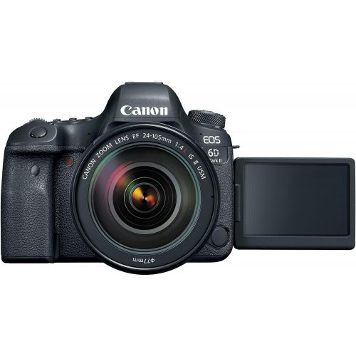 캐논 Canon EOS 6D Mark II DSLR Camera with EF 24-105mm USM Lens - WiFi Enabled