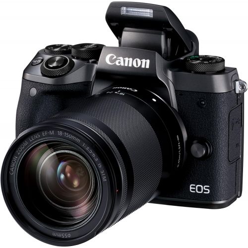 캐논 Canon EOS M5 Mirrorless Camera Kit EF-M 18-150mm f/3.5-6.3 IS STM Lens Kit - Wi-Fi Enabled & Bluetooth