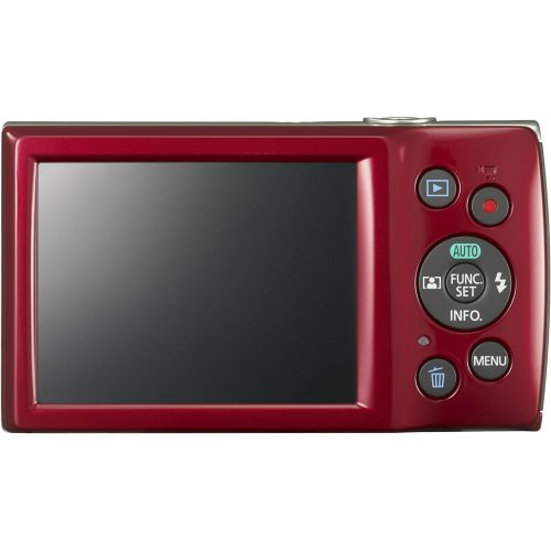 캐논 Canon PowerShot ELPH 180 Digital Camera w/Image Stabilization and Smart AUTO Mode (Red)