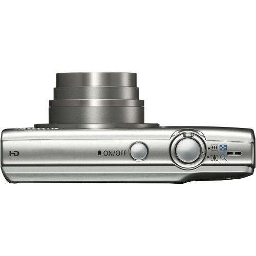 캐논 Canon PowerShot ELPH 180 Digital Camera w/ Image Stabilization and Smart AUTO Mode (Silver), 0.90in. x 3.70in. x 2.10in. - 1093C001