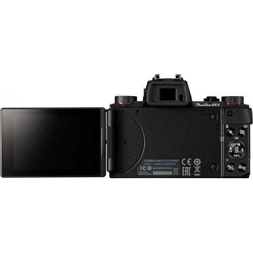 캐논 Canon PowerShot G5 X Digital Camera w/ 1 Inch Sensor and Built-in viewfinder - Wi-Fi & NFC Enabled (Black)