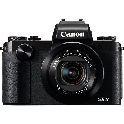 캐논 Canon PowerShot G5 X Digital Camera w/ 1 Inch Sensor and Built-in viewfinder - Wi-Fi & NFC Enabled (Black)