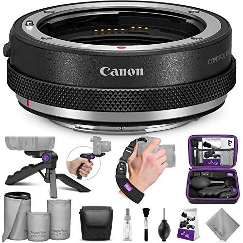캐논 Canon Control Ring Mount Adapter EF-EOS R with Altura Photo Essential Accessory Bundle