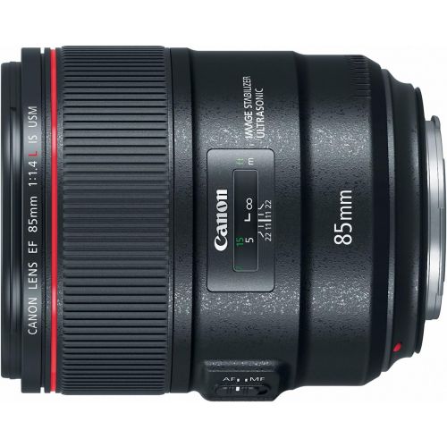 캐논 Canon EF 85mm f/1.4L IS USM - DSLR Lens with IS Capability, Black - 2271C002