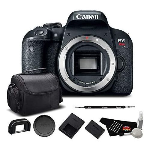 캐논 Canon EOS Rebel T7i Digital SLR Camera (Body Only) (Kit Box) 1894C001 - Starter Bundle