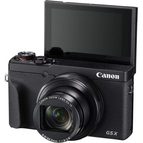 캐논 Canon PowerShot G5 X Mark II Digital Camera w/ 1 Inch Sensor, Wi-Fi & NFC Enabled, Black