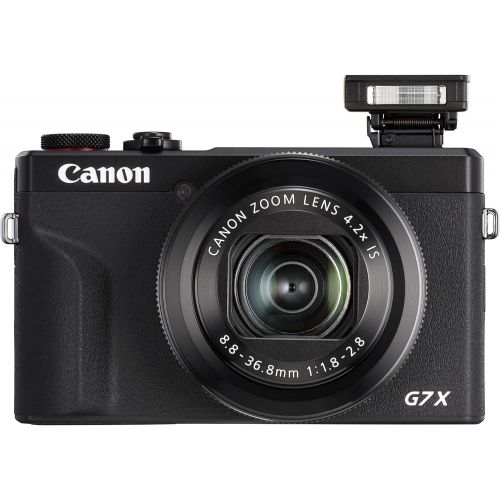 캐논 Canon PowerShot G7X Mark III Digital 4K Video Camera with Live Video Streaming, Wi-Fi, NFC and 3.0-inch TouchTilt LCD, Black