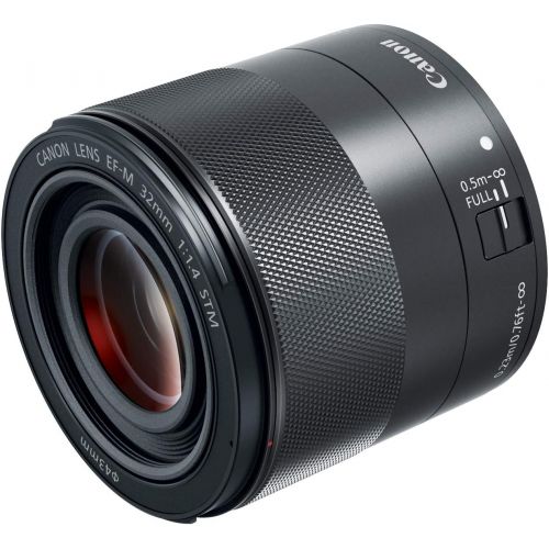 캐논 Canon EF-M 32mm f/1.4 STM Lens, Black - 2439C002