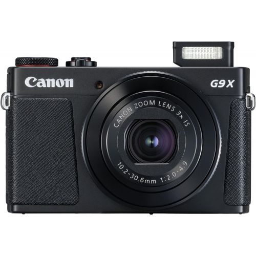 캐논 Canon PowerShot G9 X Mark II Compact Digital Camera w/ 1 Inch Sensor and 3inch LCD - Wi-Fi, NFC, Bluetooth Enabled (Black), 6.30in. x 5.70in. x 2.50in.