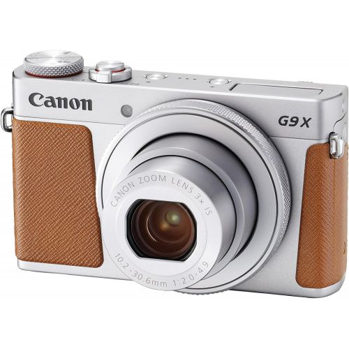 캐논 Canon PowerShot G9 X Mark II Compact Digital Camera w/ 1 Inch Sensor and 3inch LCD - Wi-Fi, NFC, Bluetooth Enabled (Silver)