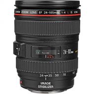 Canon EF 24-105mm f/4 L IS USM Lens for Canon EOS SLR Cameras - White Box (Bulk Packaging)