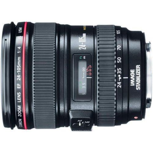 캐논 Canon EF 24-105mm f/4 L IS USM Lens for Canon EOS SLR Cameras - White Box (Bulk Packaging)