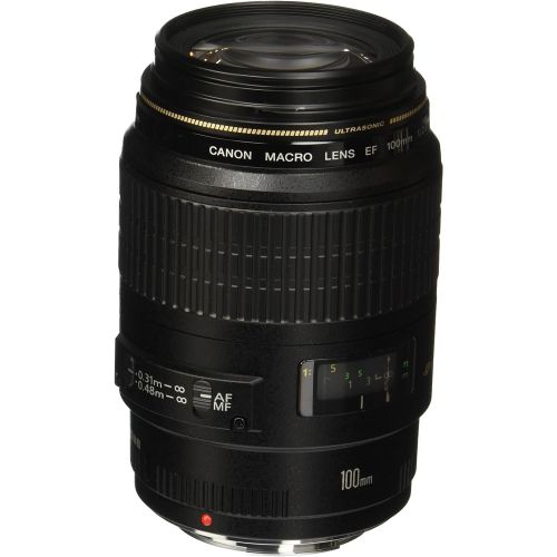 캐논 Canon EF 100mm f/2.8 Macro USM Fixed Lens for Canon SLR Cameras