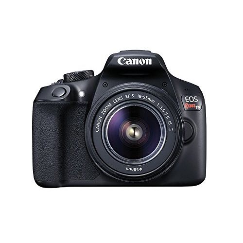 캐논 Canon EOS Rebel T6 Digital SLR Camera Kit with EF-S 18-55mm f/3.5-5.6 is II Lens, Built-in WiFi and NFC - Black (US Model)