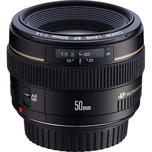 캐논 Canon EF 50mm f/1.4 USM Standard & Medium Telephoto Lens for Canon SLR Cameras - Fixed