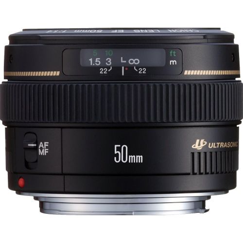 캐논 Canon EF 50mm f/1.4 USM Standard & Medium Telephoto Lens for Canon SLR Cameras - Fixed