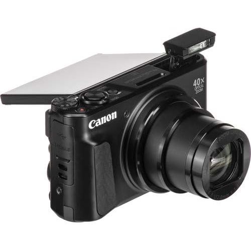 캐논 Canon PowerShot SX740 HS Digital Camera (Black) with 64 GB Card + Premium Camera Case + 2 Batteries + Tripod