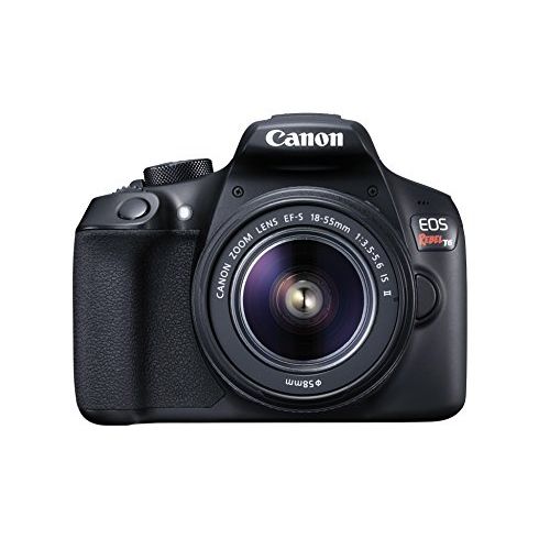 캐논 Canon EOS Rebel T6 Digital SLR Camera Kit with EF-S 18-55mm f/3.5-5.6 IS II Lens (Black)