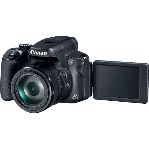 캐논 Canon PowerShot SX70 HS Digital Camera (International Model) with Extra Accessory Bundle